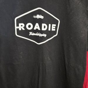 Port & Company Roadie Friendshipping Graphic T-Shirt Mens Med Black Short Sleeve